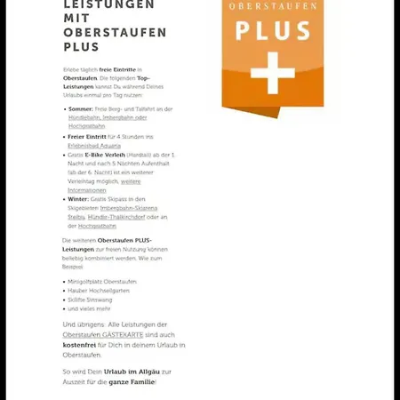 Alpinstar - Inklusive * Oberstaufen